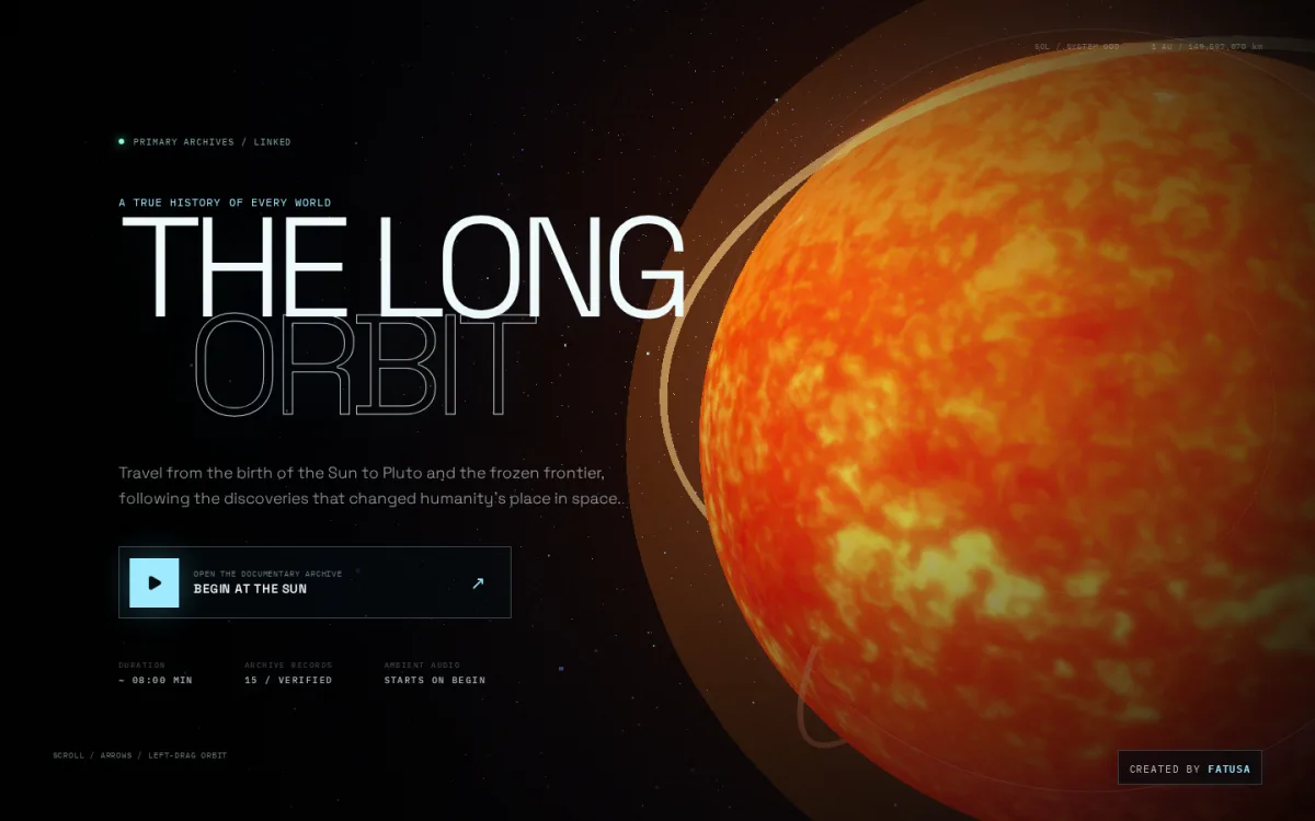 The Long Orbit interaktivno 3D iskustvo